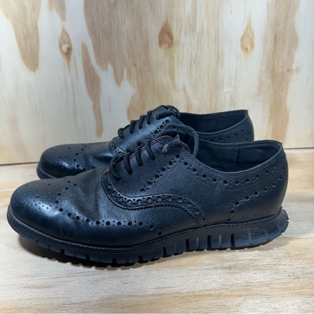 Cole Haan Zerogrand Black Leather Shoes Men’s Size 8.5